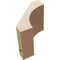 Ekena Millwork 5-inch W x 6-inch D x 6-inch H Westlake Rough Cedar Woodgrain TimberThane Knee Brace, Primed BRCUR05X06X06WTLRCPR - alternate 5
